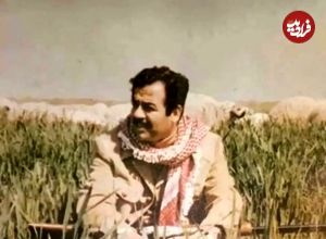 عکس| سفر در زمان؛ «صدام» در حال کباب خوردن در کنار خانواده؛ دهه 60
