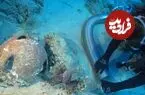 کوزه‌های 4500 ساله در عمق 30 متری دریا پیدا شدند
