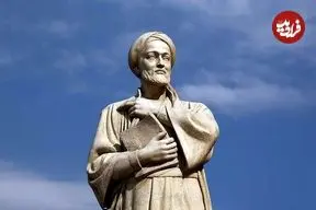 عکس| سفر زمان؛ «ابوالحسن صدیقی» در حال کار بر روی مجسمه ابن سینا؛ سال 1332