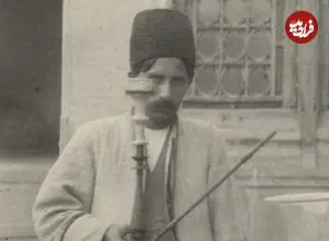 عکس| سفر زمان؛ «حاج سید ابراهیم، کنسول عثمانی در شیراز» در کنار خدمتکارش؛ 135 سال قبل