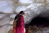 ببینید| بهشت یخی در مرز ایران