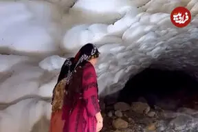 ببینید| بهشت یخی در مرز ایران