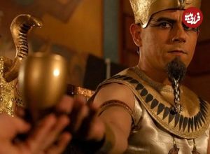 عکس| سفر در زمان؛ «نفرتیتی، آخناتون و یوزارسیف» در پشت صحنه سریال یوسف پیامبر؛ سال 85