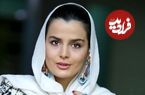 عکس| سفر زمان؛ تیپ و چهرۀ بازیگر نقش «سوجان» در مراسم اکران یک فیلم