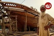 ببینید؛ فرآیند دیدنی ساخت کشتی های چوبی در پاکستان