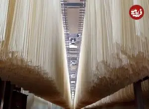 ببینید| مراحل تولید انبوه نودل در کارخانه ای قدیمی در کره جنوبی