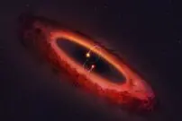 ( عکس) جرم این سیاهچاله به اندازه کل کهکشان است!