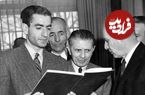  عکس| سفر در زمان؛ «محمدرضا پهلوی و همسر سوم» در حال آبگوشت خوردن در چادر عشایری؛ دهه 40