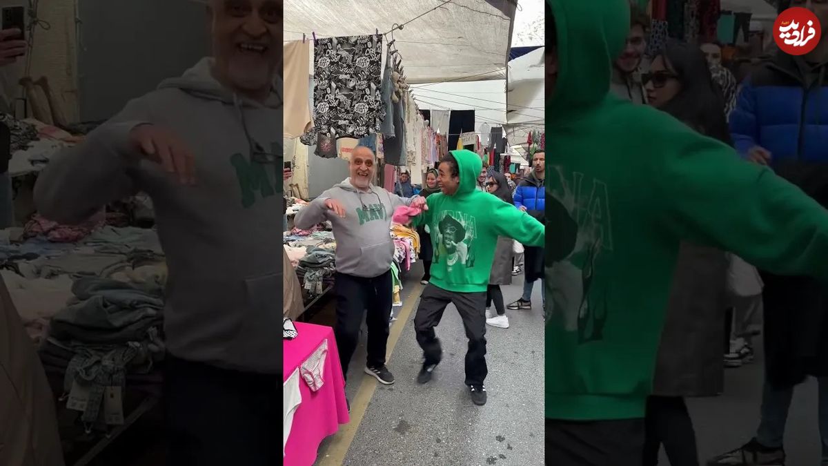 (ویدئو) وقتی دزد و مغازه دار مسن بی خیال دعوا می شوند و می رقصند!