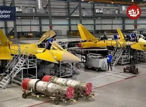 ببینید| نگاهی به مراحل ساخت جنگنده های یوروفایتر تایفون، اف-16 و گریپن ای  