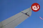 ببینید| برخورد لبه بال دو هواپیما