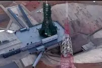ببینید| آسیب دیدن سکوی پرتاب بایکونور پس از پرتاب فضاپیمای سایوز