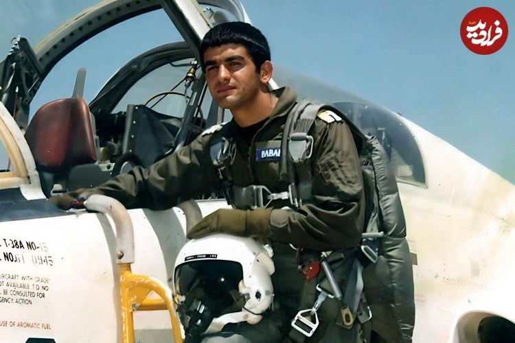 عکس؛ سفر در زمان؛ «سرلشکر عباس بابایی» به همراه دختر خردسال اش»؛ دهه 50