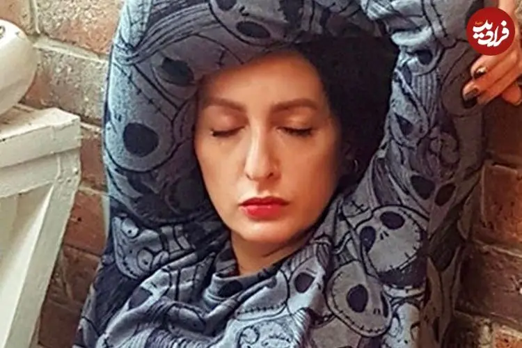 عکس| سفر زمان؛ تیپ و ژست متفاوت «شقایق دهقان» در «قیطریه»؛ سال 95