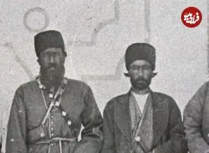 عکس| سفر زمان؛ عکس یادگاری مقامات شهر قوچان در دوران قاجار