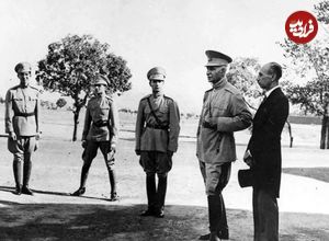 عکس؛ سفر در زمان؛ روزی که محمدرضا پهلوی توسط رضاخان در دانشکده افسری توبیخ شد