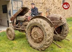 ببینید| مراحل دیدنی تعمیر و احیاء یک تراکتور قدیمی 80 ساله